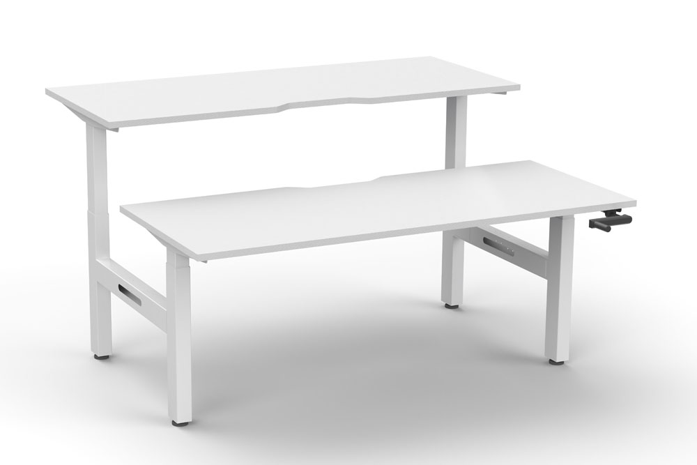Boost Manual 2 Person Double Sided Workstation